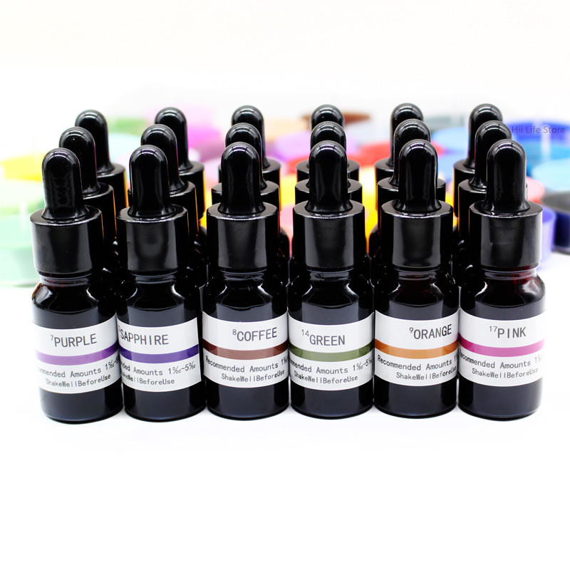 Candle Dye Chip - 10ml Liquid Candle Dye High Concentration