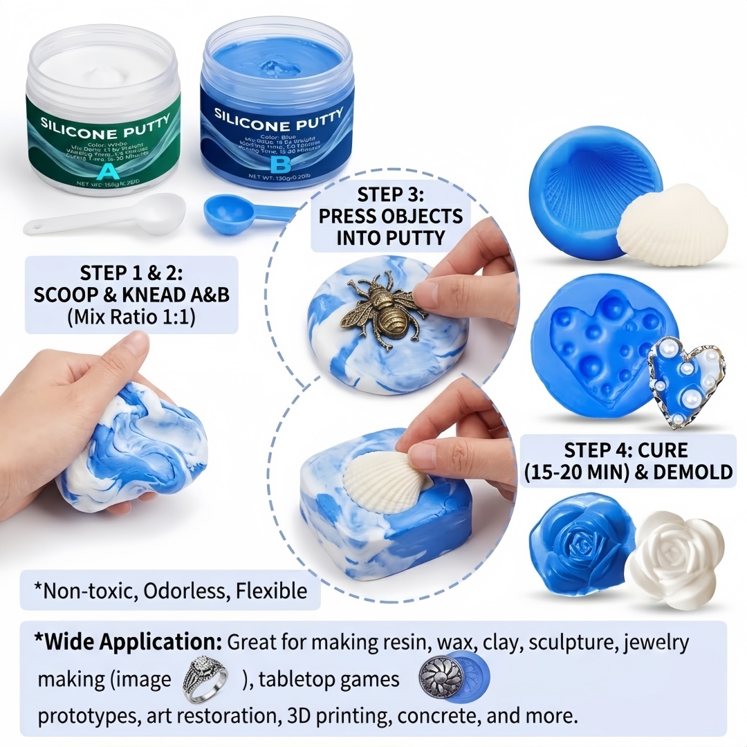 Silicone Putty Mold Making Sup - Candle Making Accessories 评论和价格