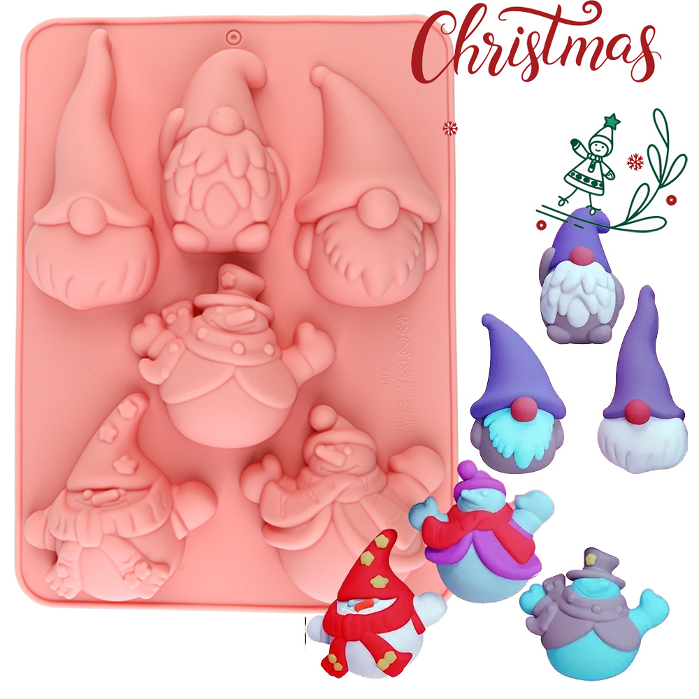 6-Cavity Christmas Gnome Cake  - Candle Making Activity 评论和价格