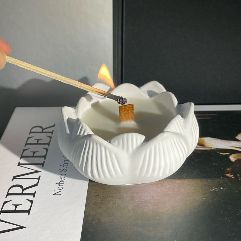 3D Lotus Candle Holder Silicon - Candle Making Process 评论和价格
