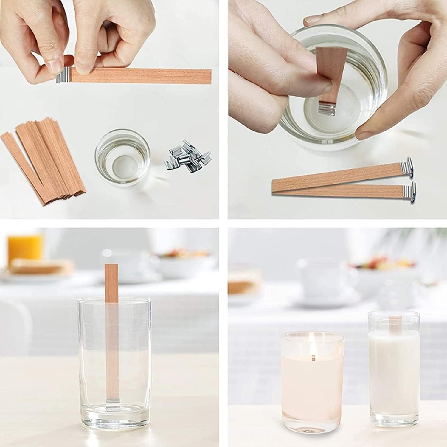 Wooden Candle Wicks with Susta - Wood Wick Crackle 评论和价格