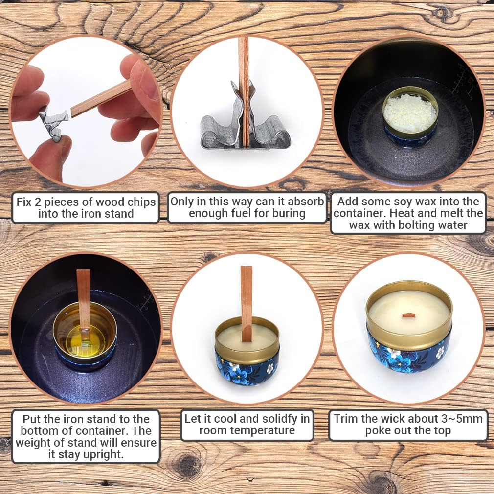 Wooden Candle Wicks with Susta - Wood Wick Crackle 评论和价格