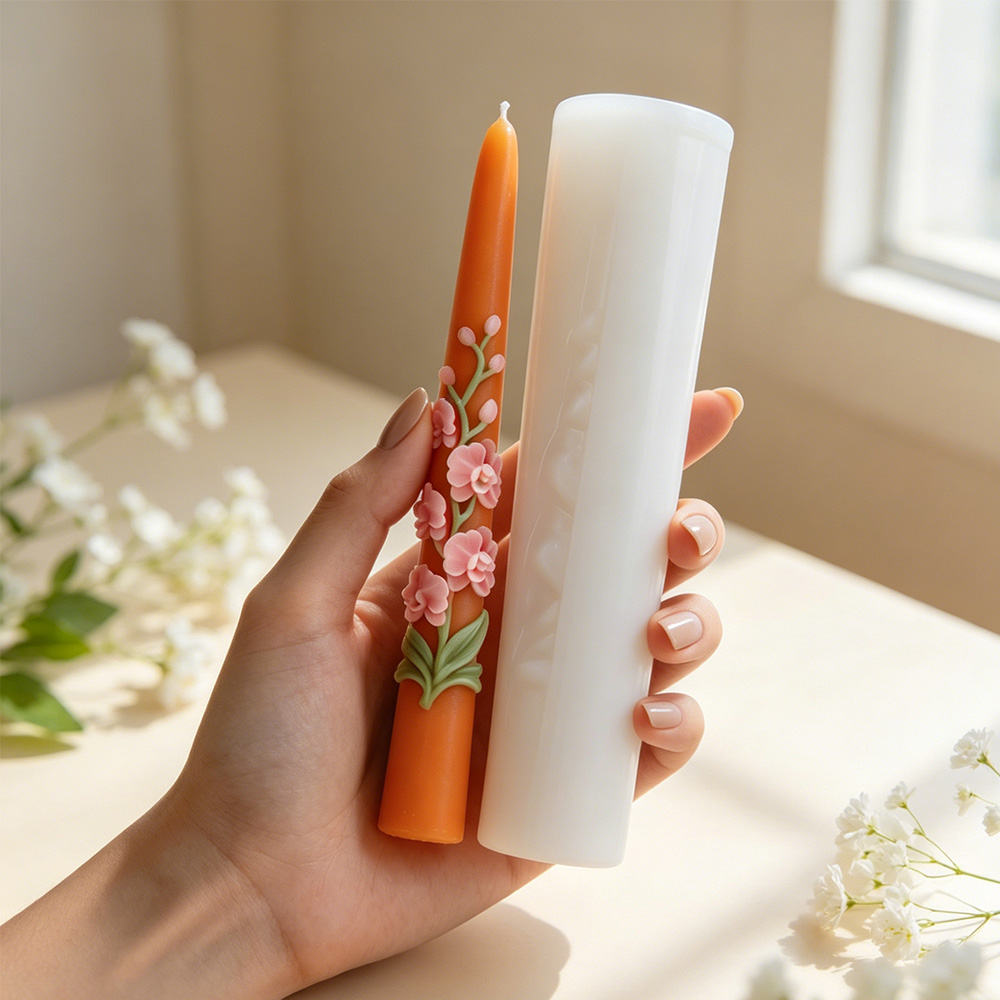 Long Pole Flower Taper Candle  - Candle Making Reno 评论和价格