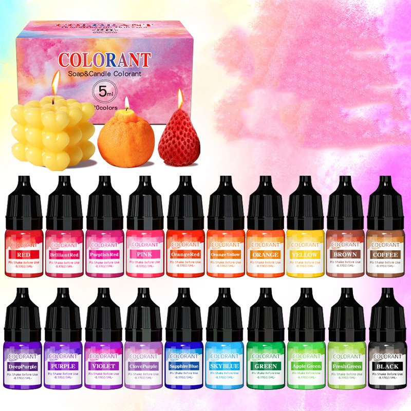 20 Color Candle Dyes Pigment A - Candle Dye Chip 评论和价格