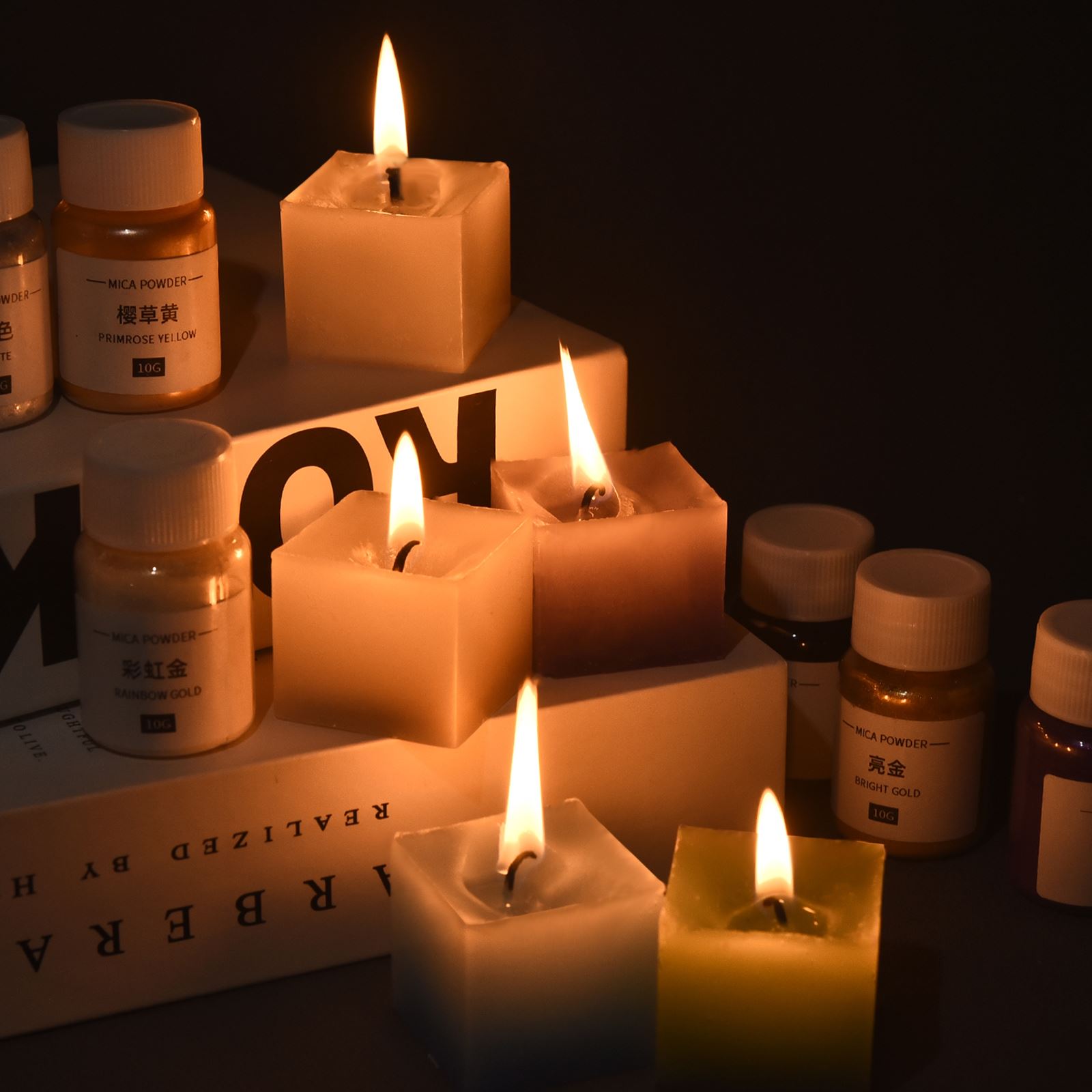 10g Pearlescent Mica Powder Ca - Candle Dye Chip 评论和价格