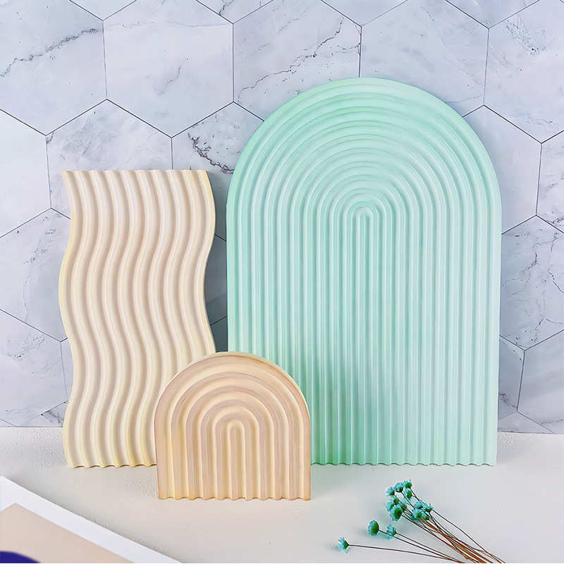 DIY Striped Wave Tray Mold For - Candle Making Ideas 评论和价格