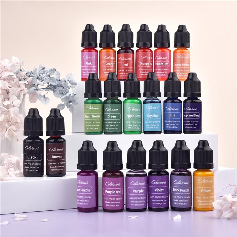 20 Colors Candle Wax Pigment C - Candle Dye Chip 评论和价格