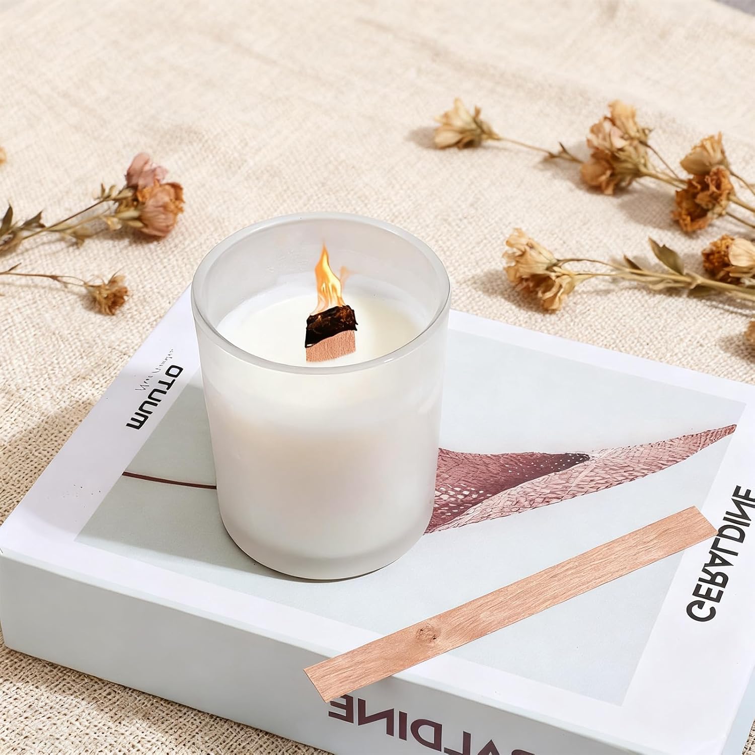 60Pcs Wood Wicks for Candles M - Candle Making Reno 评论和价格