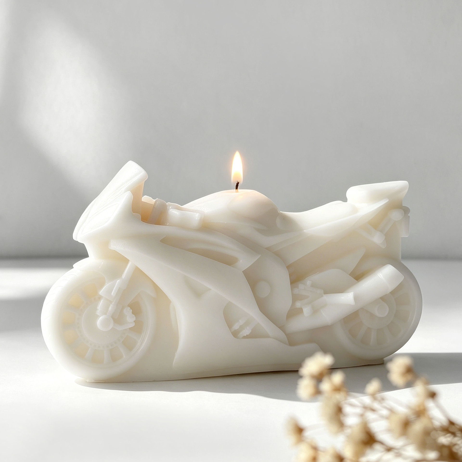 Motorcycle Design Candle Silic - Candle Making Activity 评论和价格