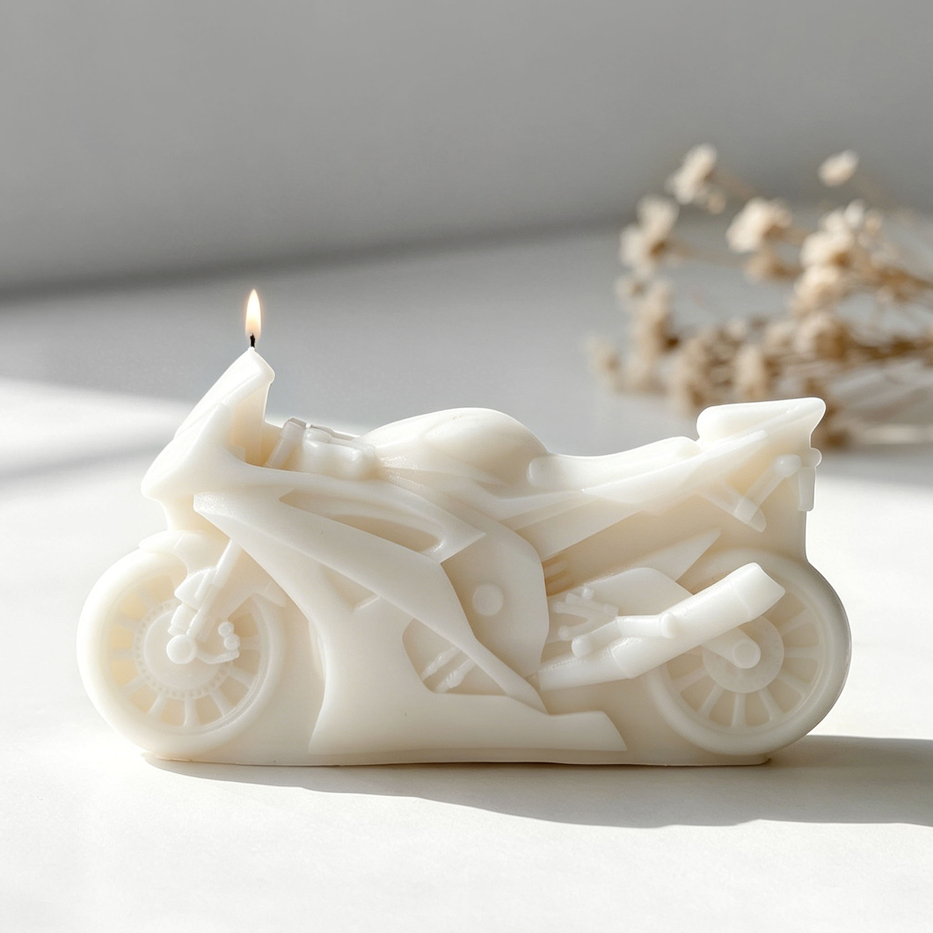 Motorcycle Design Candle Silic - Candle Making Activity 评论和价格