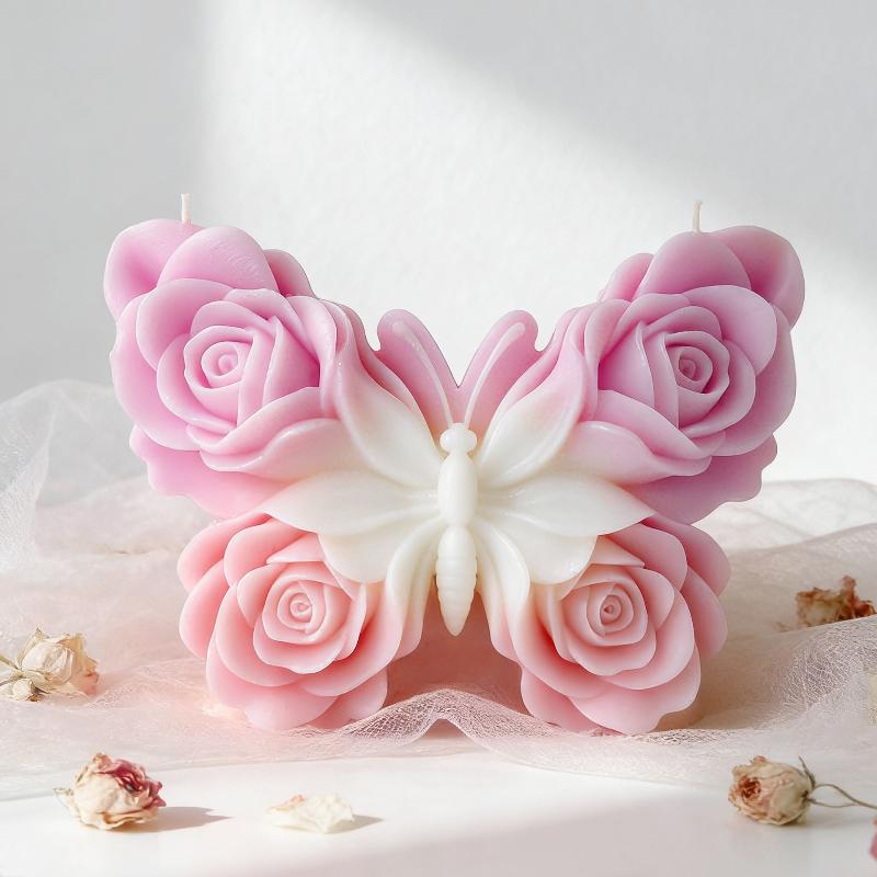 DIY Rose Butterfly Form Silico - Candle Making Accessories 评论和价格