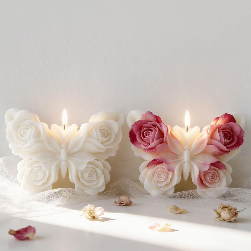 DIY Rose Butterfly Form Silico - Candle Making Accessories 评论和价格