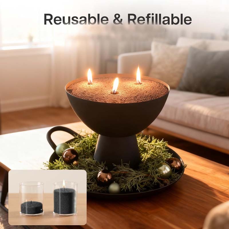 Black Candle Sand with Wick, 2 - Candle Making Reno 评论和价格