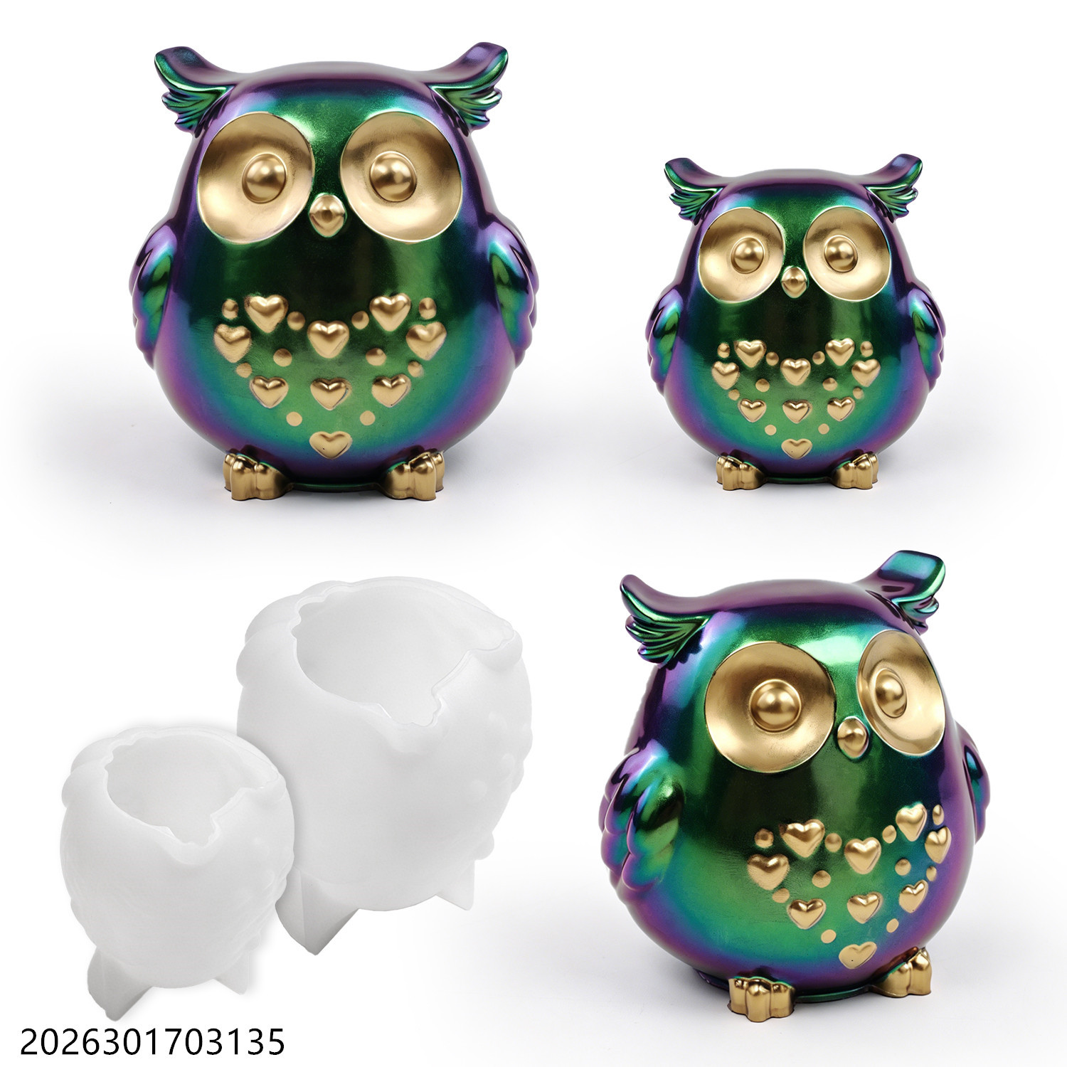 Owl Silicone Mold 3D Bird Shap - Candle Making Ideas 评论和价格