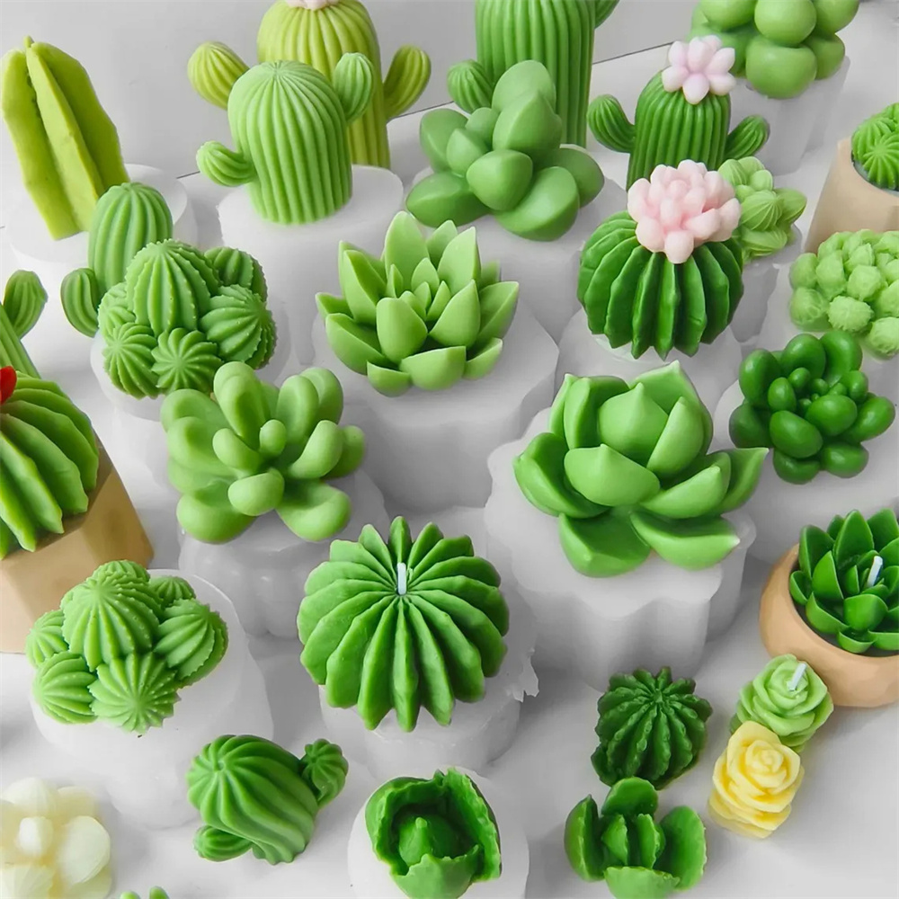 6pcs Succulent Silicone Candle - Candle Making Reno 评论和价格
