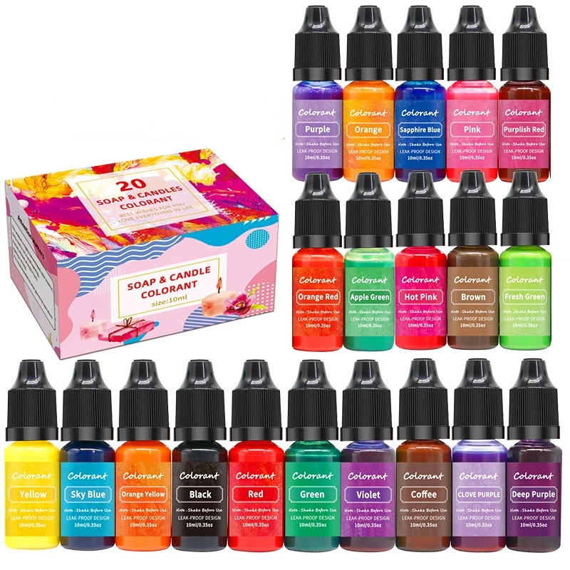 20 Colors High Concentration H - Candle Dye Chip 评论和价格