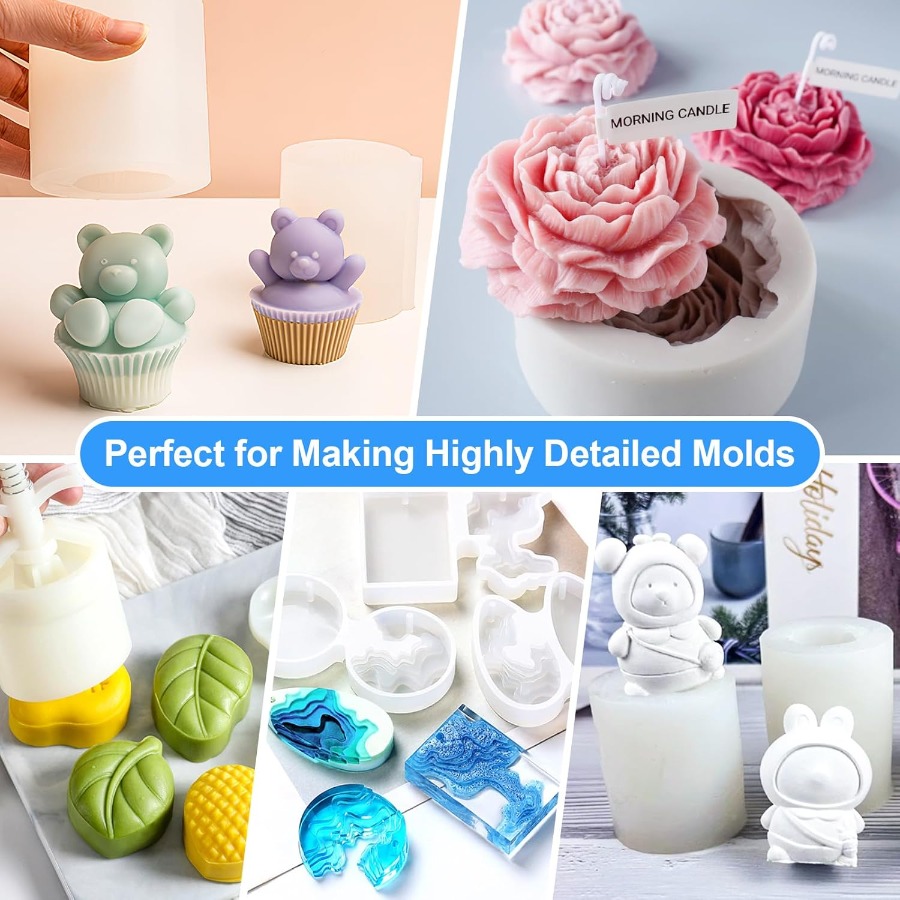Silicone Mold Making Kit, 38.8 - Candle Making Accessories 评论和价格